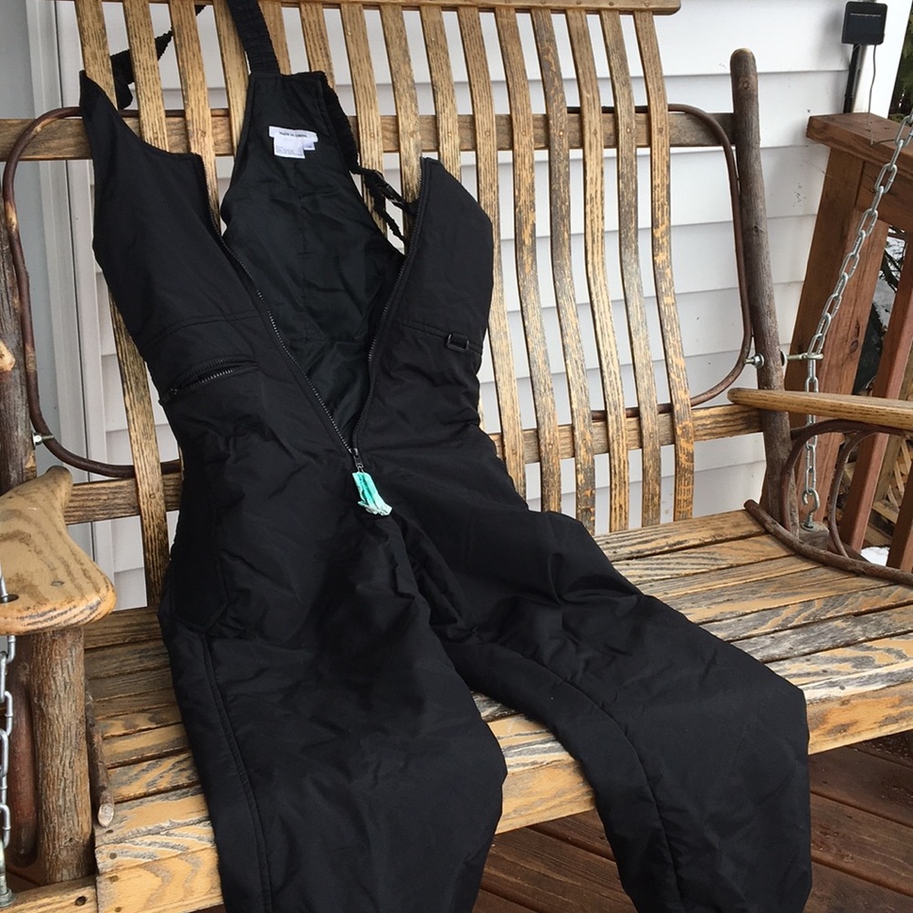 Snowsuit black size 14 kids